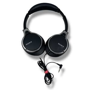 Sony MDR-10RNC Headphones Black Wired Over-Ear Noise-Canceling 3.5 mm Connector